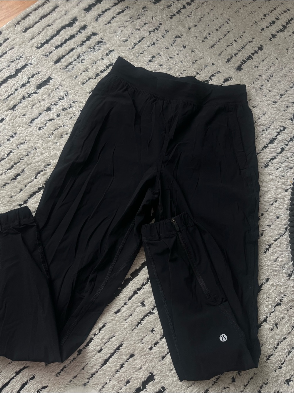 lululemon athletica Black Track Joggers